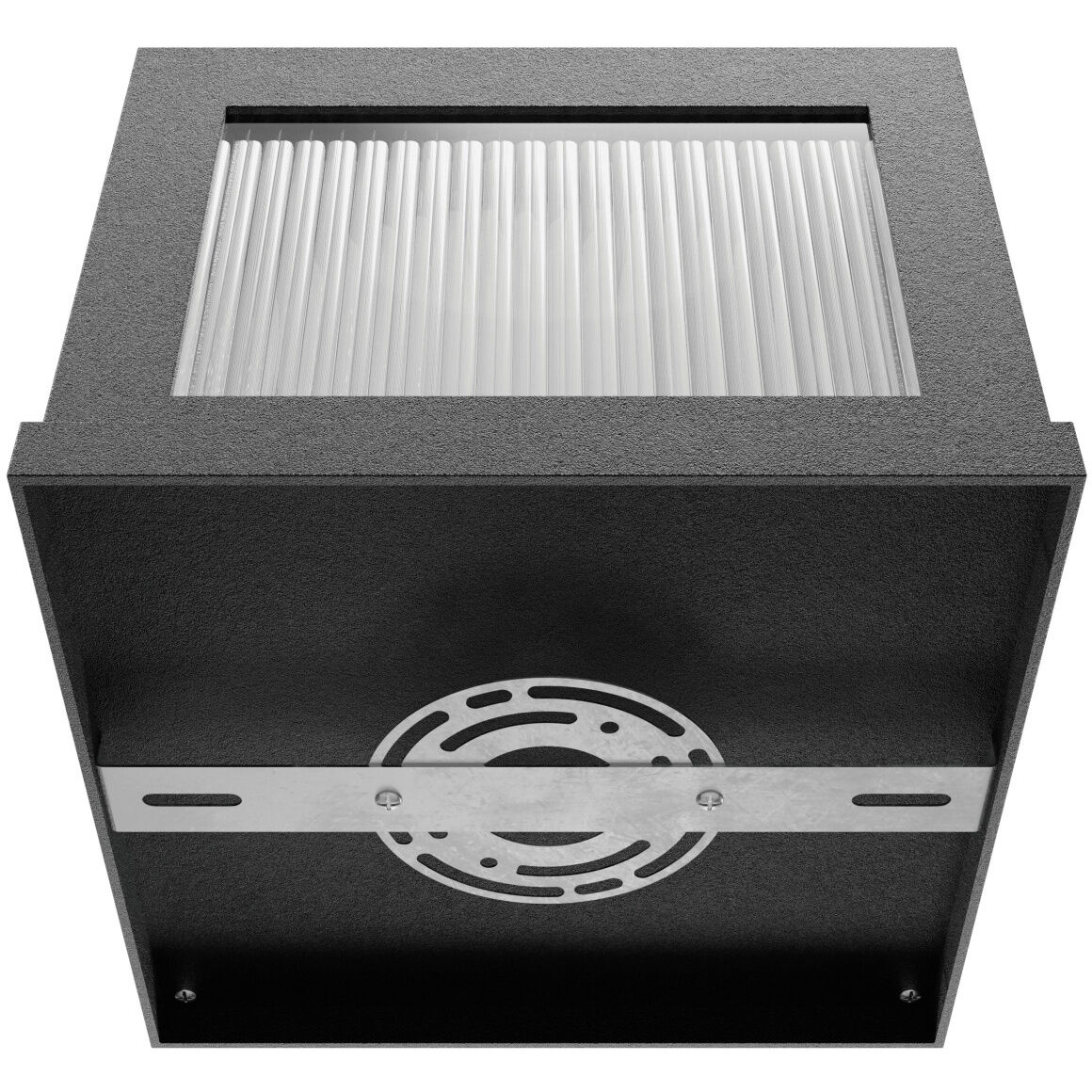 Avenue Outdoor LED 12 inch Black Pillar Mount