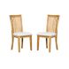 Anita Natural/White Dining Chair