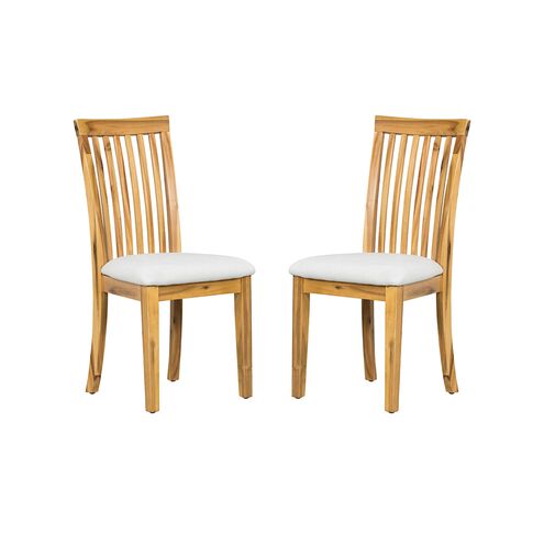 Anita Natural/White Dining Chair