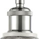 Ballston Ellery LED 5 inch White and Polished Chrome Sconce Wall Light in Seedy Glass, Ballston