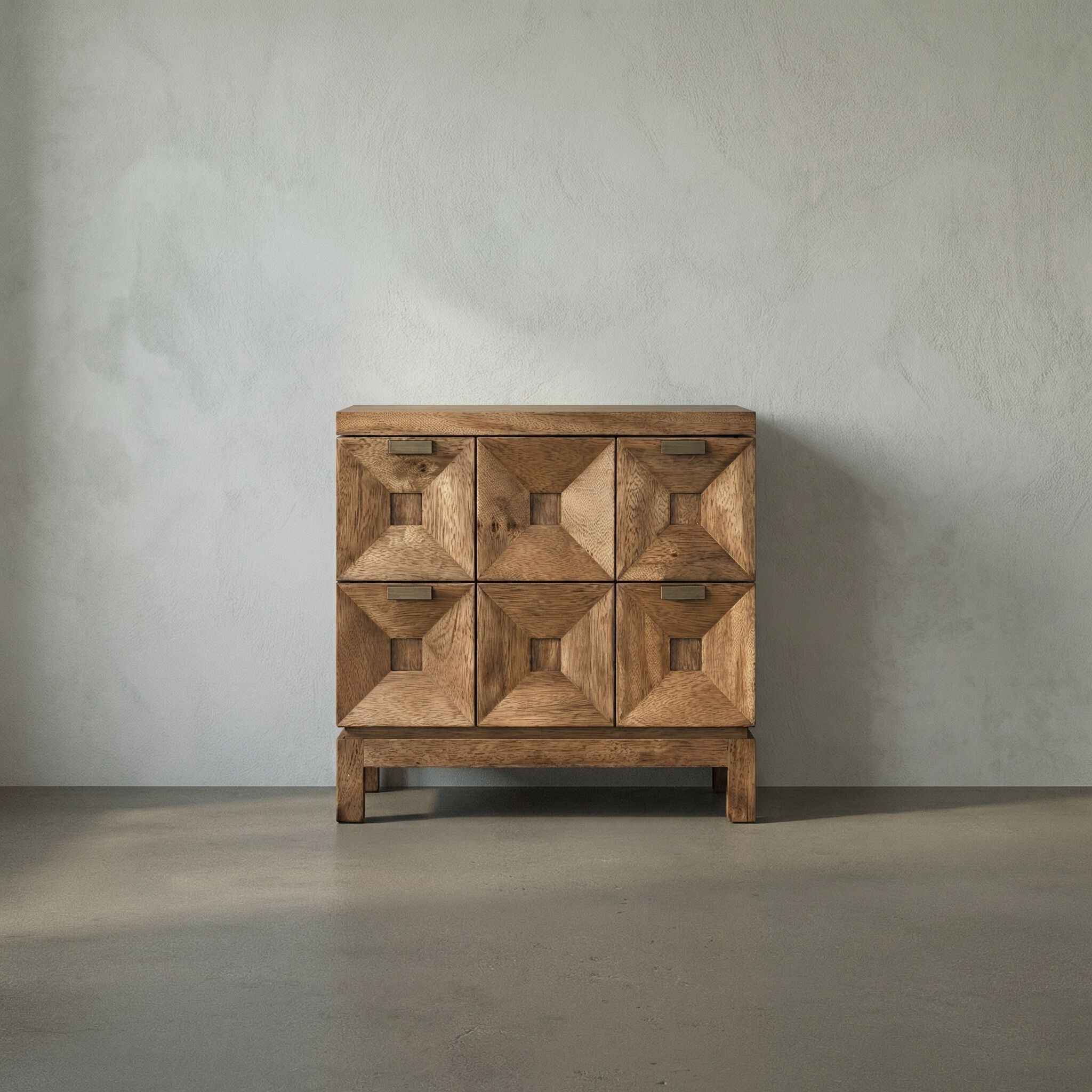 Musashi Dark Walnut Dresser, 2 Drawer