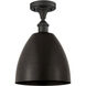 Ballston Dome 1 Light 9 inch Oil Rubbed Bronze Semi-Flush Mount Ceiling Light