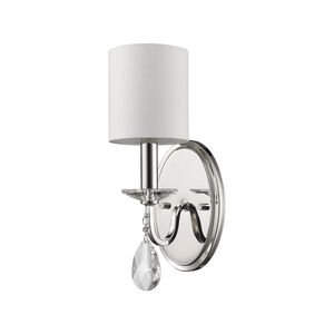 Lily 3 Light 5 inch Polished Nickel Sconce Wall Light