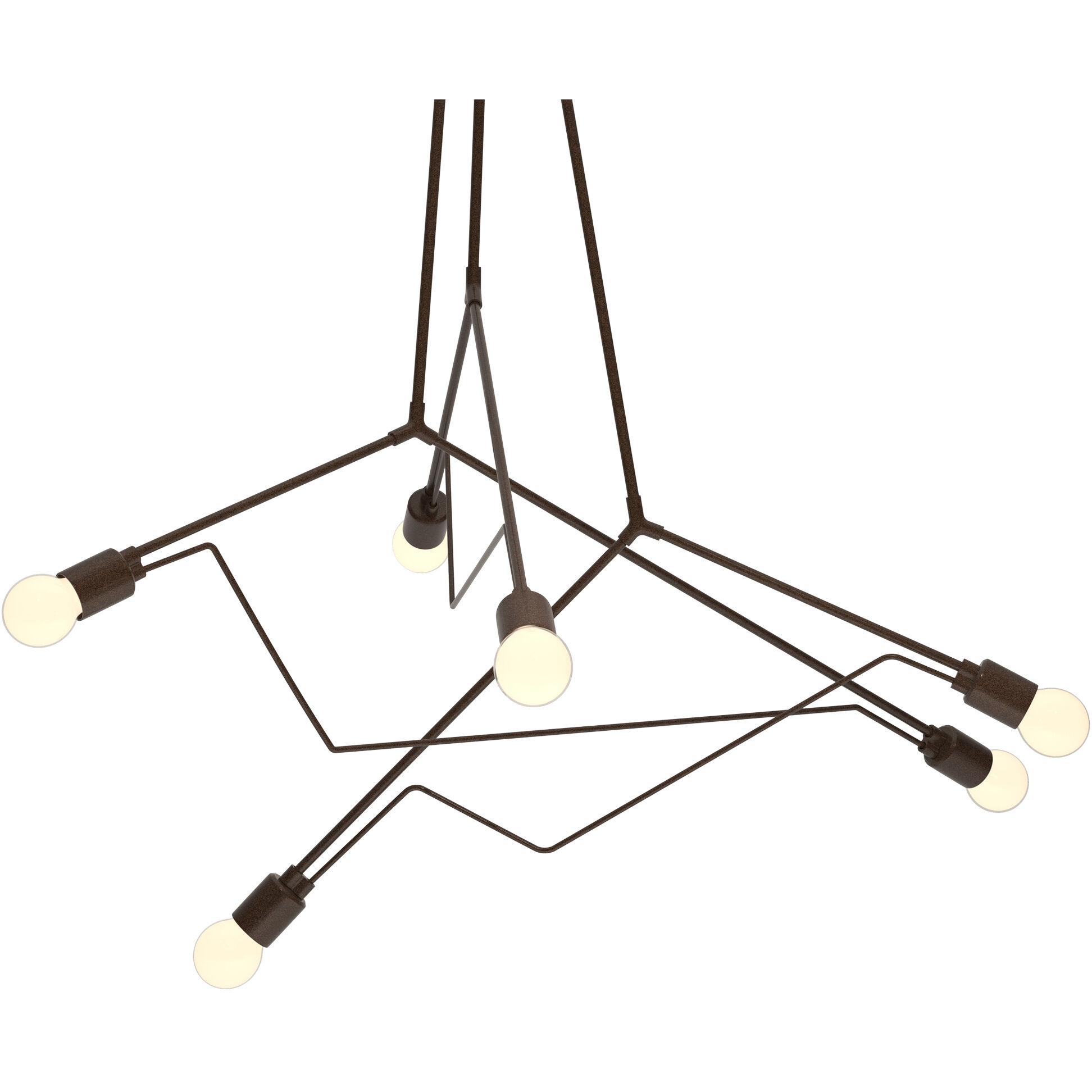 Divergence 6 Light 54.2 inch Coastal Bronze Outdoor Pendant