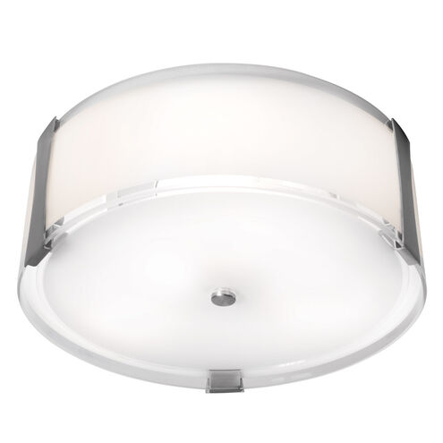 Tara LED 14 inch Brushed Steel Flush Mount Ceiling Light