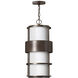Saturn 1 Light 10 inch Metro Bronze Outdoor Hanging Lantern