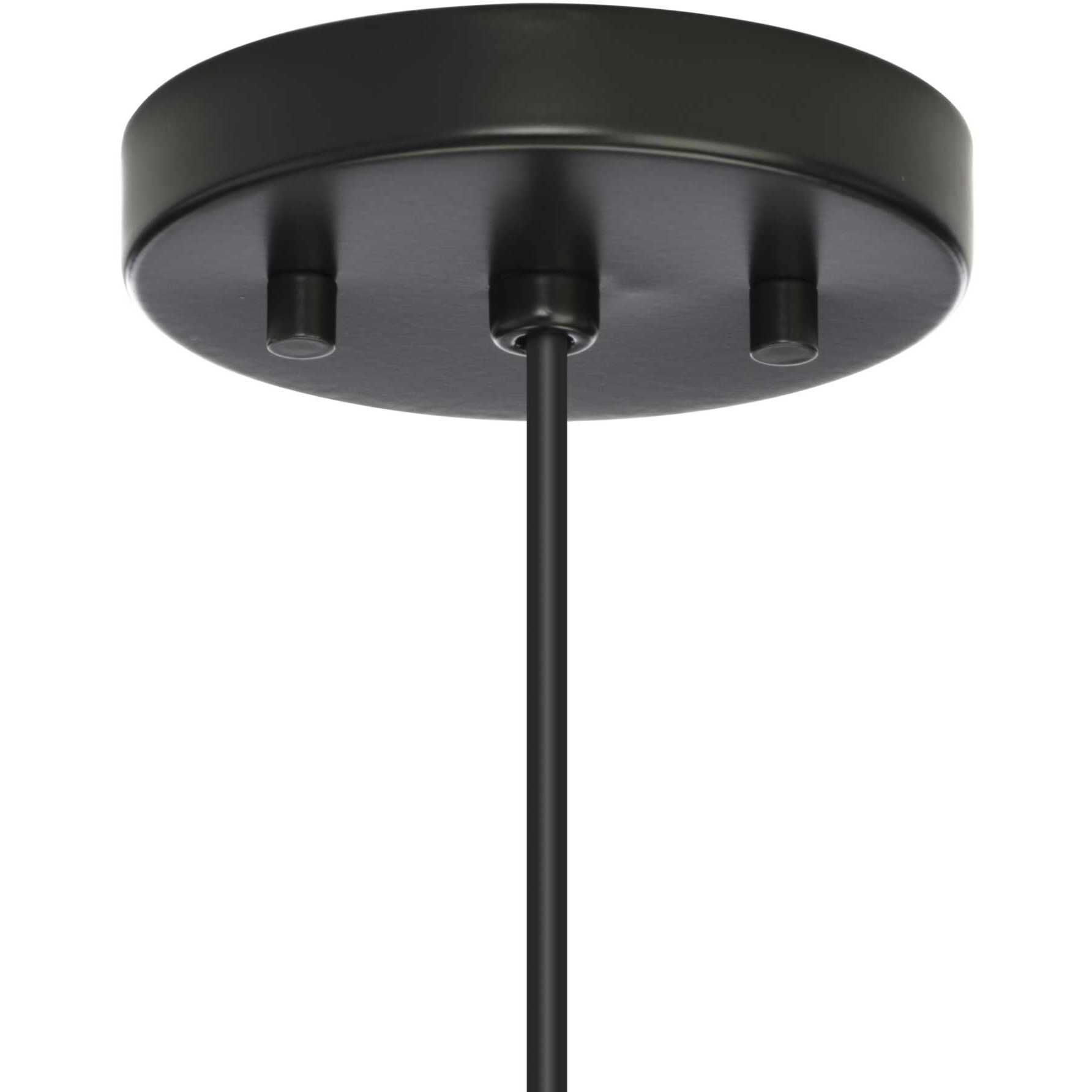 Markor 3 Light 18.12 inch Brushed Nickel/Matte Black/Vintage Brass Drum Pendant Ceiling Light in Black Parchment