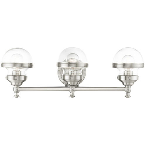 Oldwick 3 Light 24 inch Brushed Nickel Vanity Sconce Wall Light