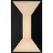 Kelly Wearstler Stretto LED 8 inch Bronze Outdoor Sconce, Small