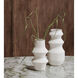 Lacy White Outdoor Vase