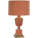 Annika 29.5 inch 150.00 watt Tangerine Table Lamp Portable Light in Tangerine With Matte Gold