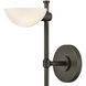 Merit 1 Light 5 inch Black Oxide Sconce Wall Light