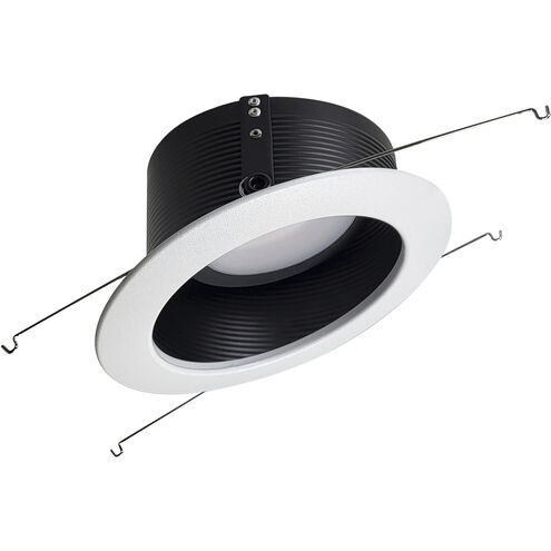 Sloped LED Black / White Recessed Retrofit Baffle