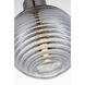 Waterford Circon LED 5 inch Polished Nickel Mini Pendant Ceiling Light