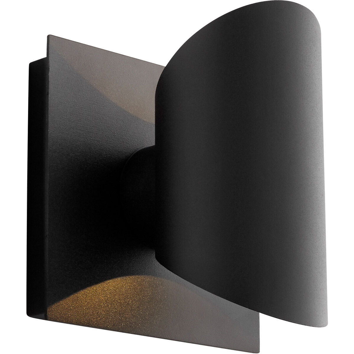 Oxygen Lighting 3 733 15 Caliber LED 6 inch Black Outdoor Wall Sconce