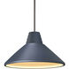 Radiance LED 14.75 inch Midnight Sky Pendant Ceiling Light in 700 Lm LED, Brushed Nickel