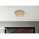 Monroe 2 Light 30 inch Gold Flush Mount Ceiling Light