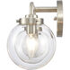 Fairbanks 3 Light 23.25 inch Brushed Nickel Vanity Light Wall Light