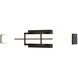 Fuller Park LED 22.5 inch Matte Black Bathroom Light Wall Light