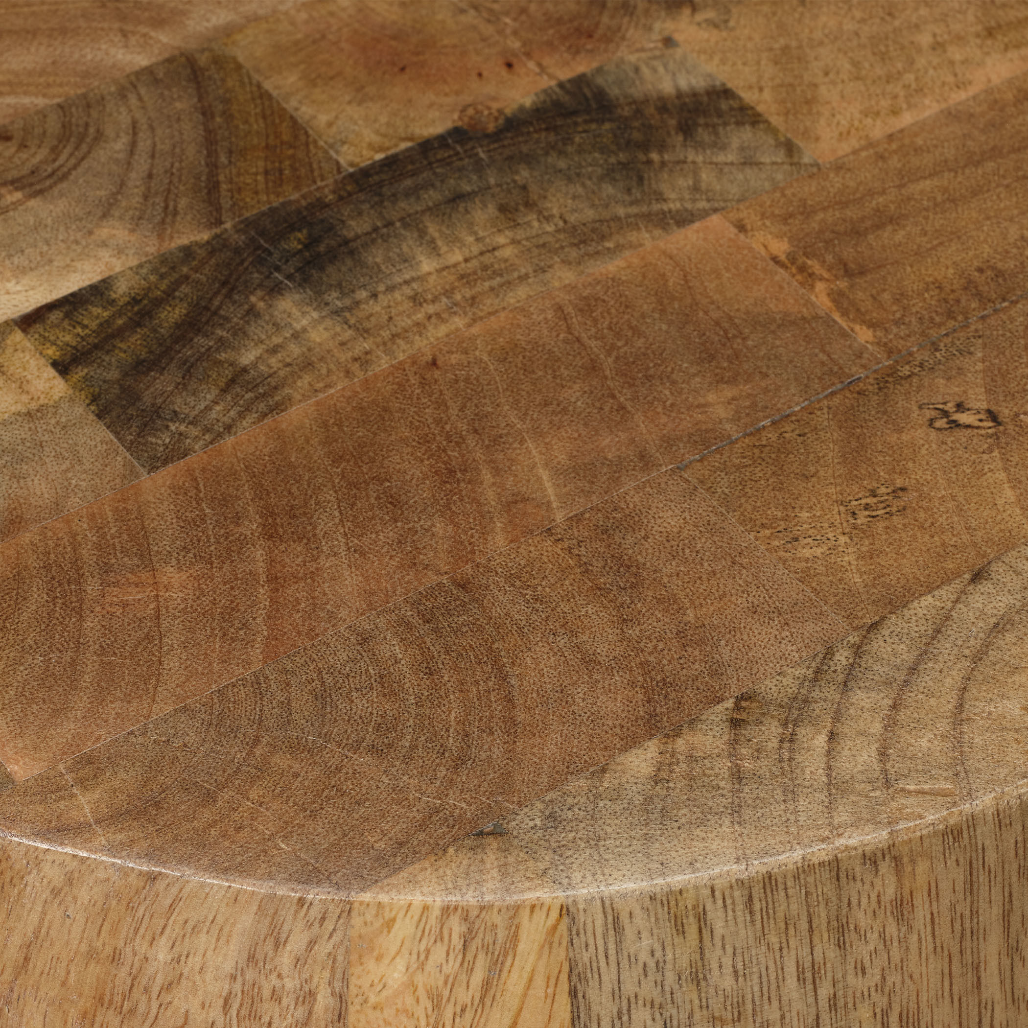 Rook 25 inch Black and Brown and Natural Counter Stool