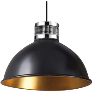 Herman LED 19 inch Black Pendant Ceiling Light