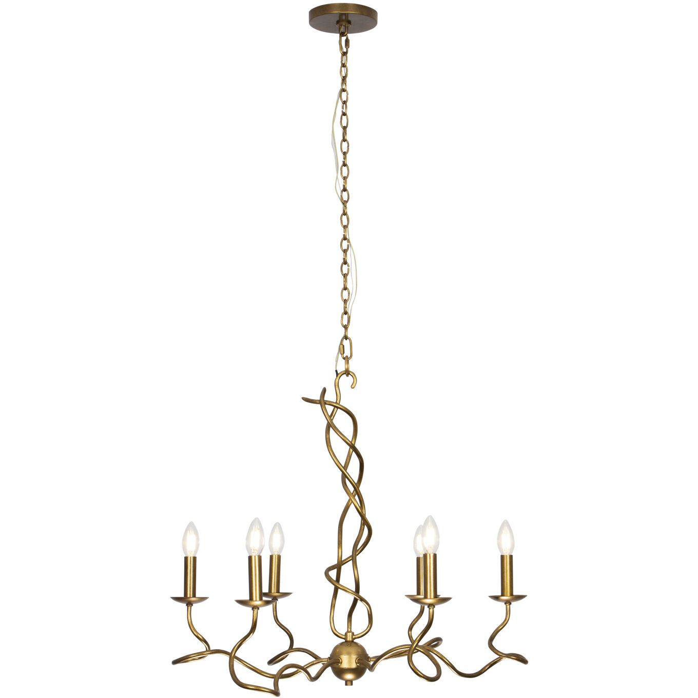 Rizo 6 Light 28 inch Oil Rubbed Bronze Chandelier Ceiling Light