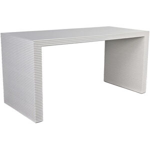 Manhattan 60 X 27 inch Solid White Desk