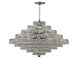 Maxime 20 Light 30 inch Chrome Dining Chandelier Ceiling Light in Clear, Royal Cut