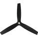 Spinster 60 inch Soft Brass and Matte Black with Matte Black Blades Downrod Ceiling Fan in Soft Brass Matte Black