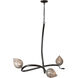 Floret 3 Light 45.3 inch Vintage Platinum Pendant Ceiling Light