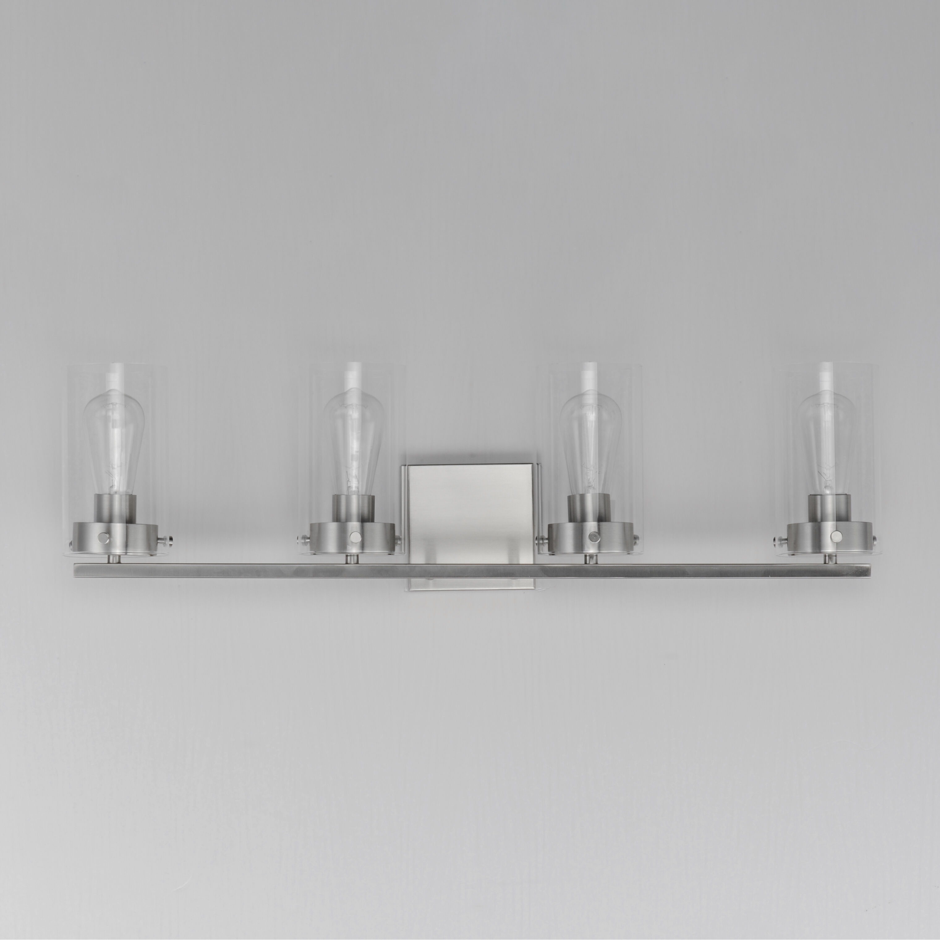 Pinn 4 Light 30 inch Satin Nickel Bath Vanity Wall Light