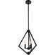 Irina 3 Light 14 inch Black Pendant Ceiling Light