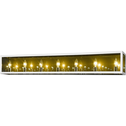 Infinity 7 Light 44 inch Chrome Vanity Wall Light