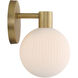 Fenton 1 Light 6 inch Legacy Brass Vanity Light Wall Light