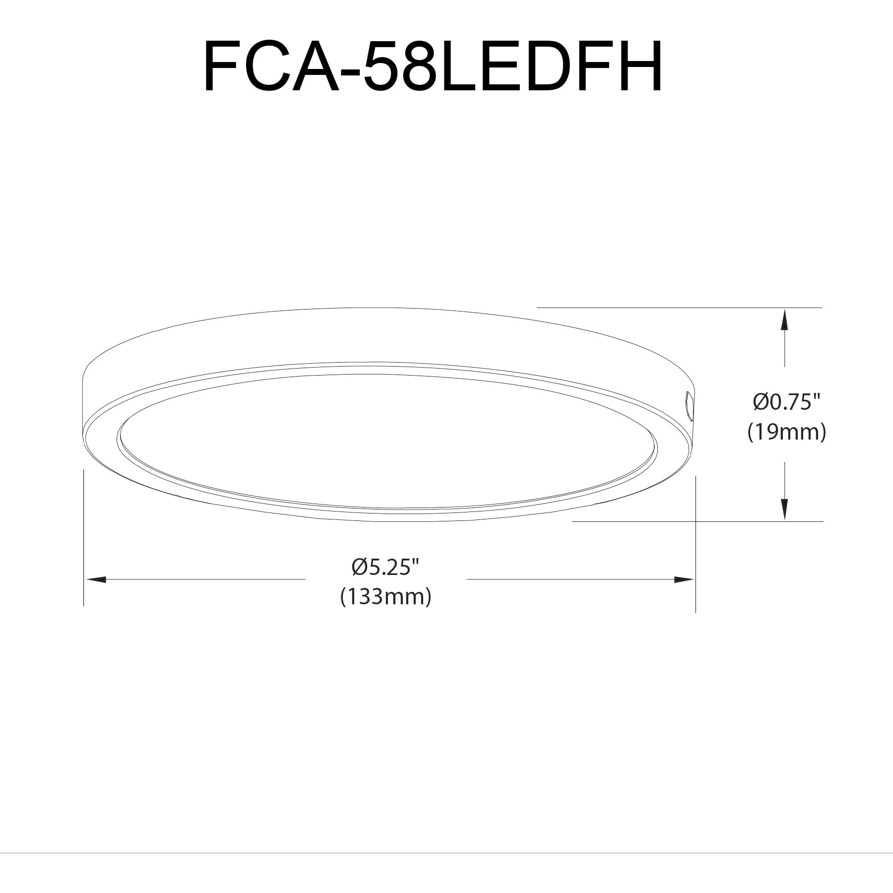Franchesa LED 5 inch Matte White Flush Mount Ceiling Light