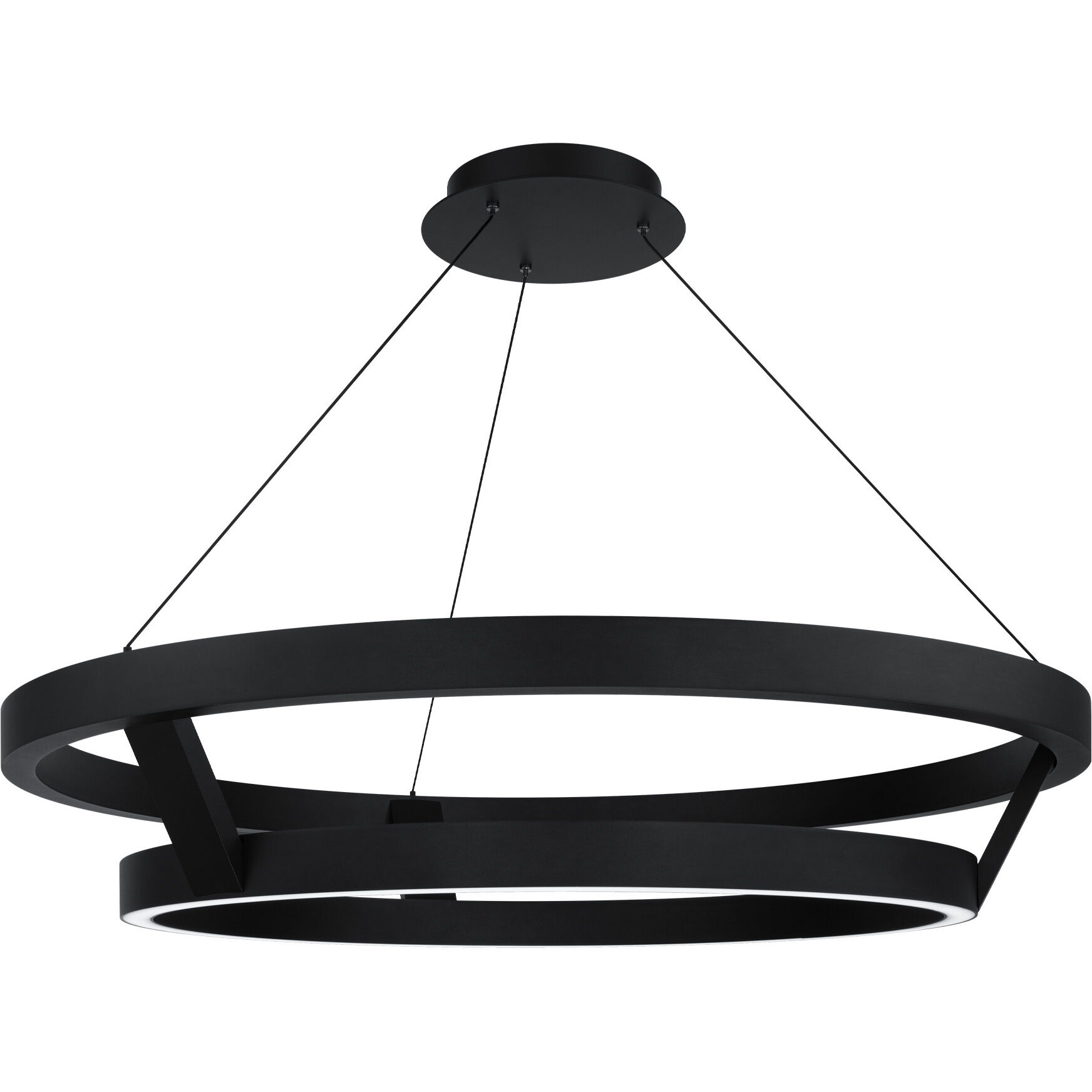 Modern Forms PD 34228 BK LED Chandelier Battlestar Black