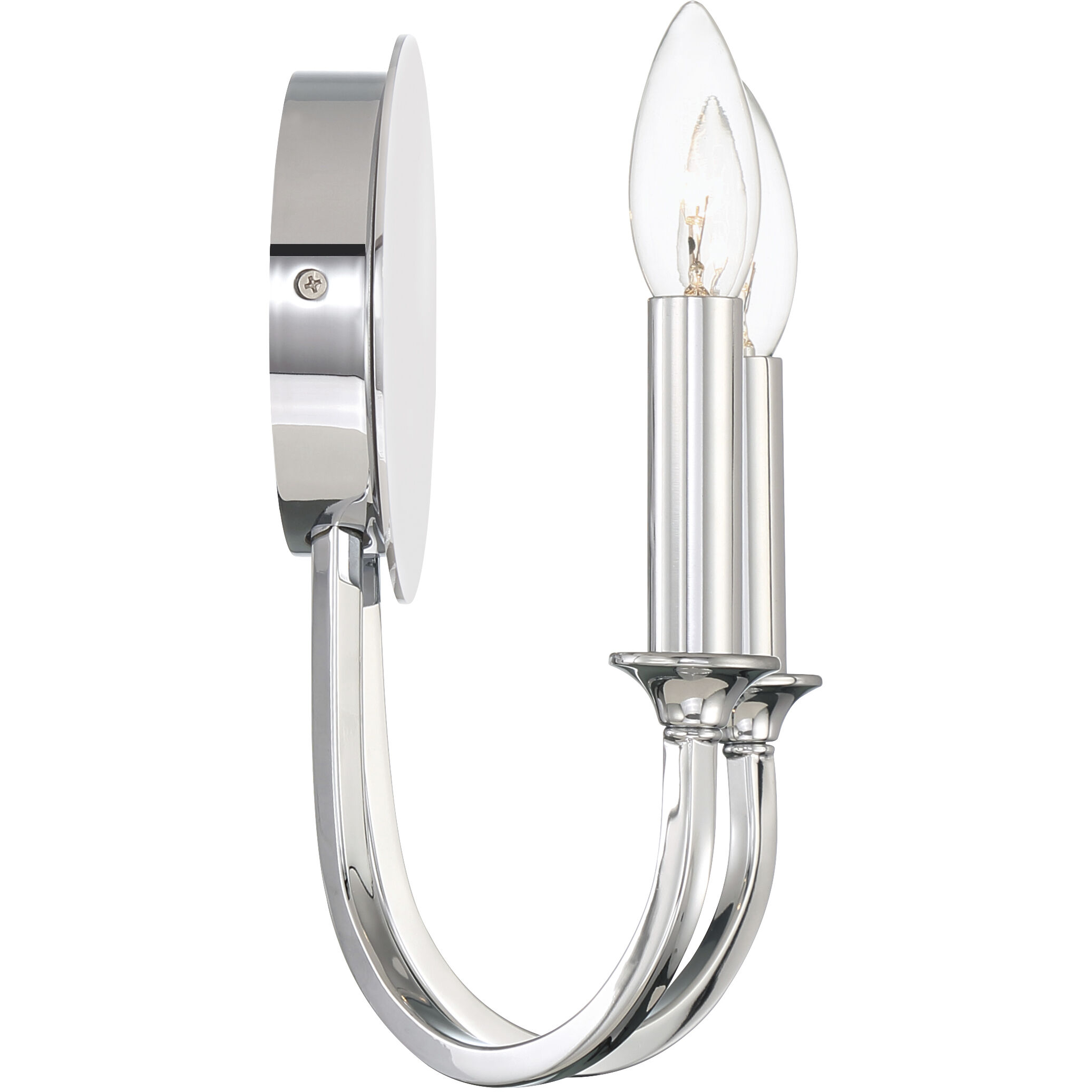 Stone Canyon Sconce Wall Light in Chrome
