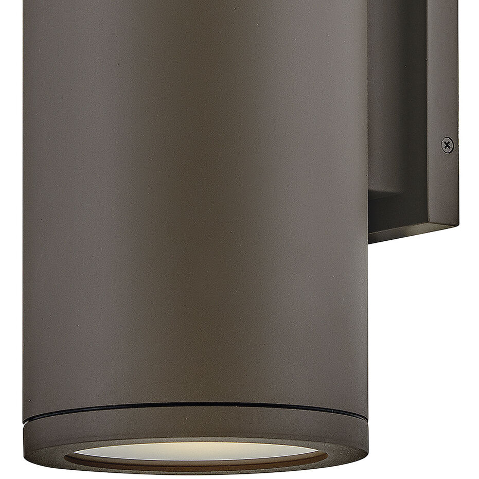 Silo 2 Light 16 inch Architectural Bronze Outdoor Wall Mount