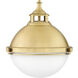 Fletcher 2 Light 13.5 inch Satin Brass Indoor Pendant Ceiling Light