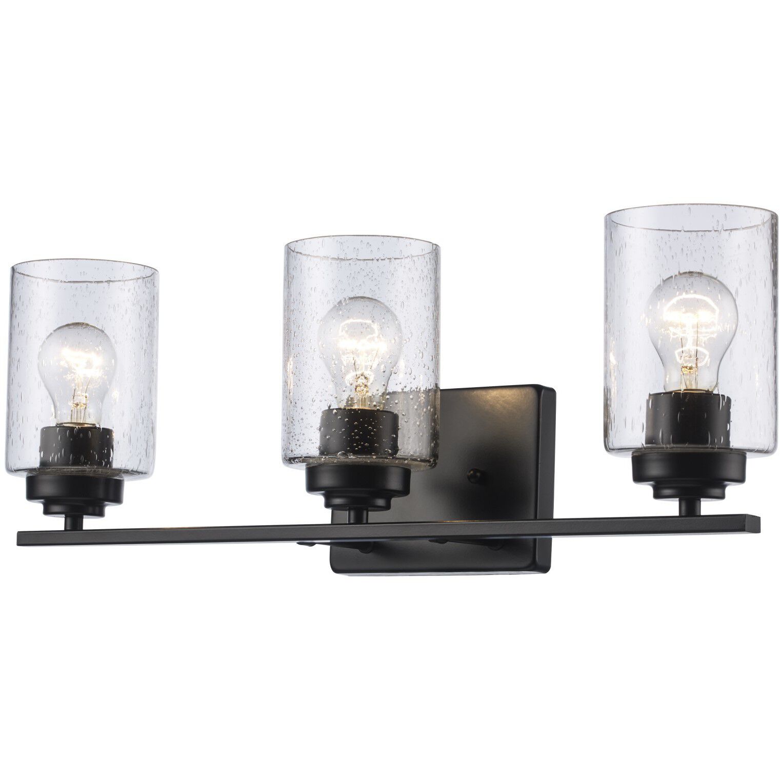 Mod Pod 3 Light 22 inch Black Vanity Light Wall Light