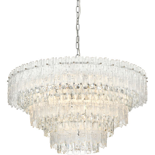 Emilia 10 Light 31 inch Chrome Pendant Ceiling Light