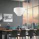 Manorwood 8 Light 35 inch Brushed Nickel Pendant Chandelier Ceiling Light