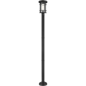 Jordan 1 Light 101.25 inch Black Outdoor Post Mounted Fixture in 16.75