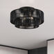 Acordia 4 Light 21 inch Black Semi Flush Mount Ceiling Light, Extra Large