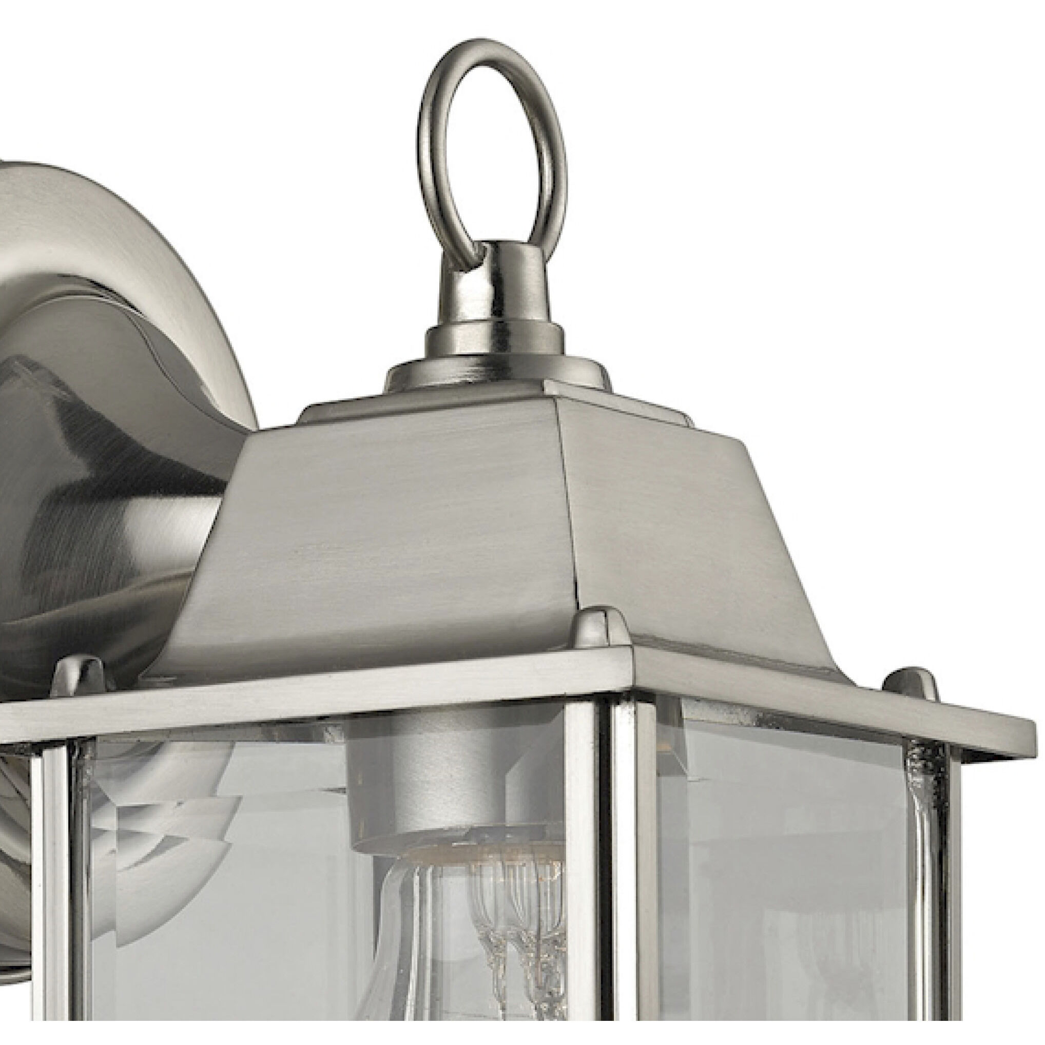 Cotswold 1 Light 9 inch Brushed Nickel Outdoor Sconce