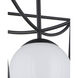 Rochefort 1 Light 14 inch Black Indoor/Outdoor Lantern Pendant Ceiling Light
