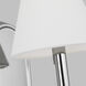 AH by Alexa Hampton Paisley 1 Light 3 inch Polished Nickel Tall Sconce Wall Light