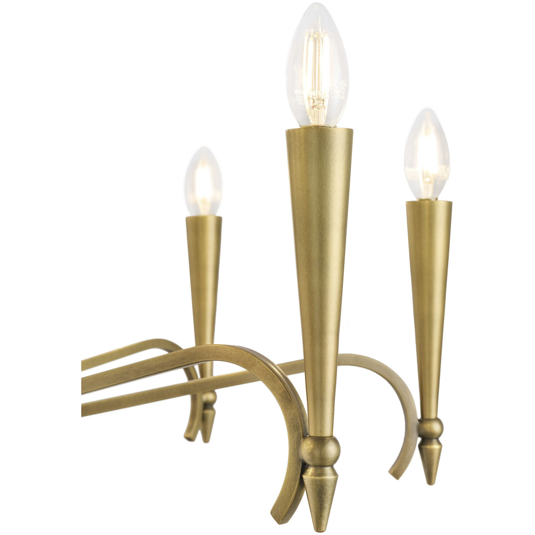 Tremont 12 Light 44 inch Riviera Brass Chandelier Ceiling Light