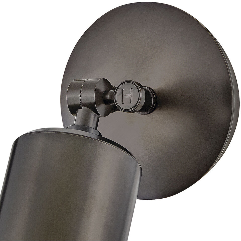 Pratt 1 Light 12.5 inch Black Oxide Outdoor Wall Mount