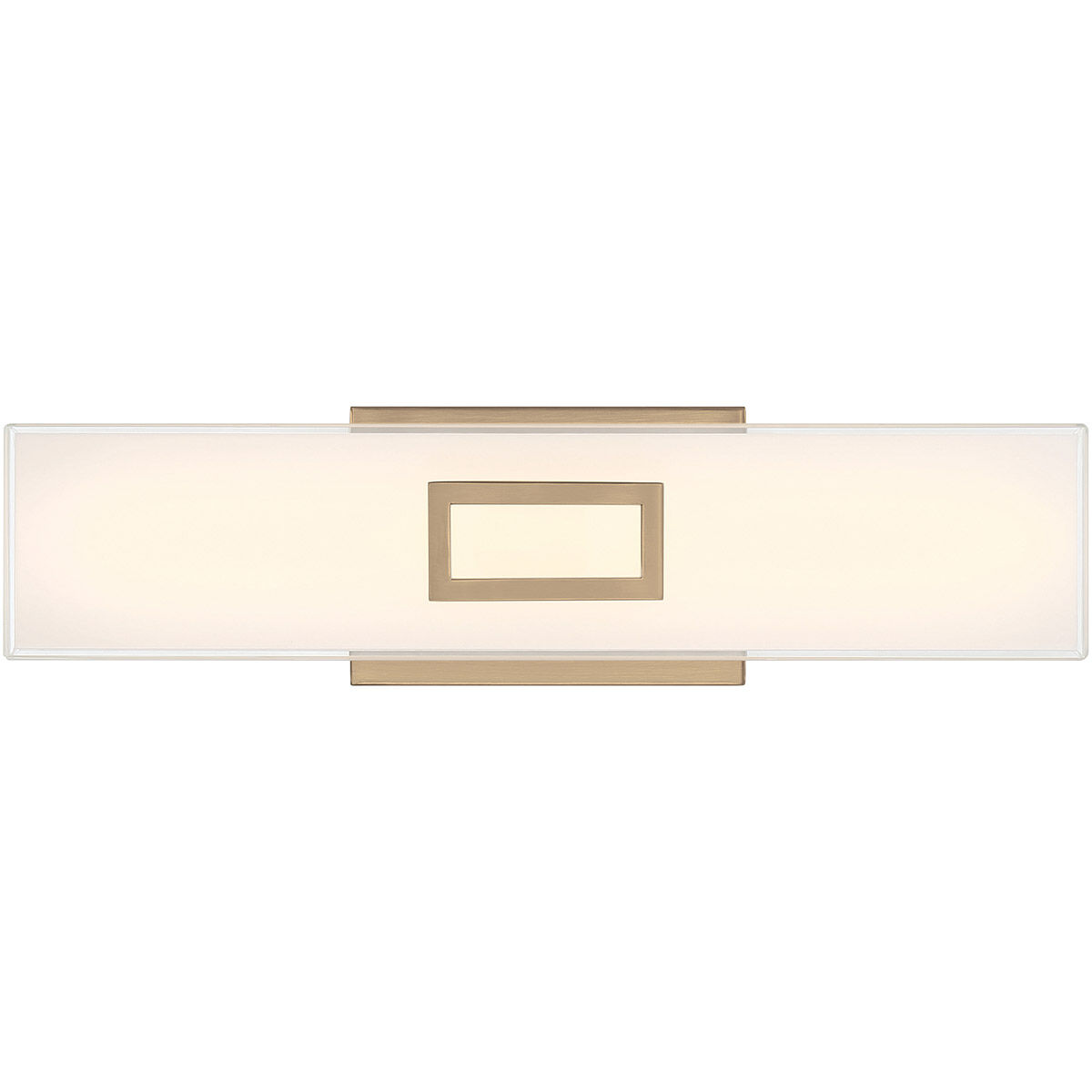 Restore LED Antique Brushed Brass Bath/Vanity Wall Light